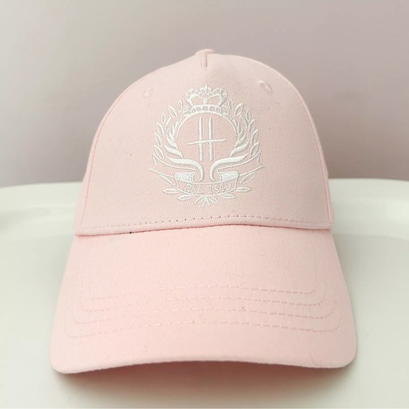 Harrods Accessories - HARRODS London Creast Cap PINK / Baseball Hat Adjustable Back 100% Cotton / NWT